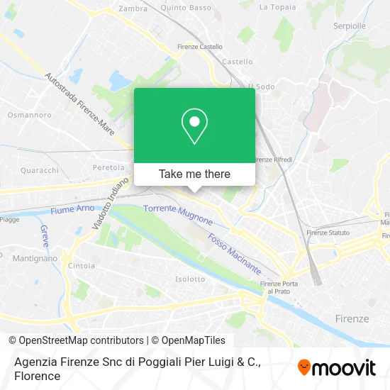Agenzia Firenze Snc di Poggiali Pier Luigi & C. map