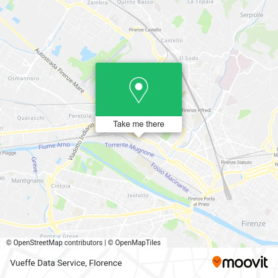 Vueffe Data Service map