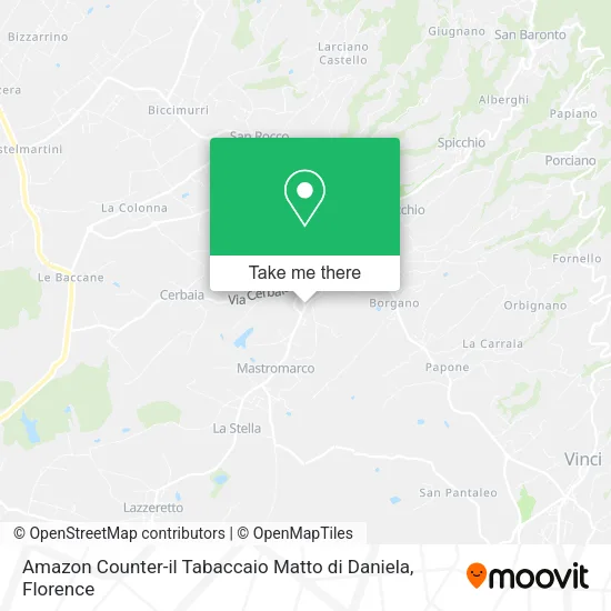 Amazon Counter-il Tabaccaio Matto di Daniela map