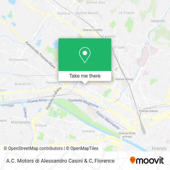 A.C. Motors di Alessandro Casini & C map