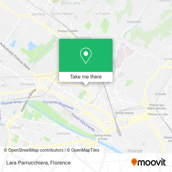 Lara Parrucchiera map