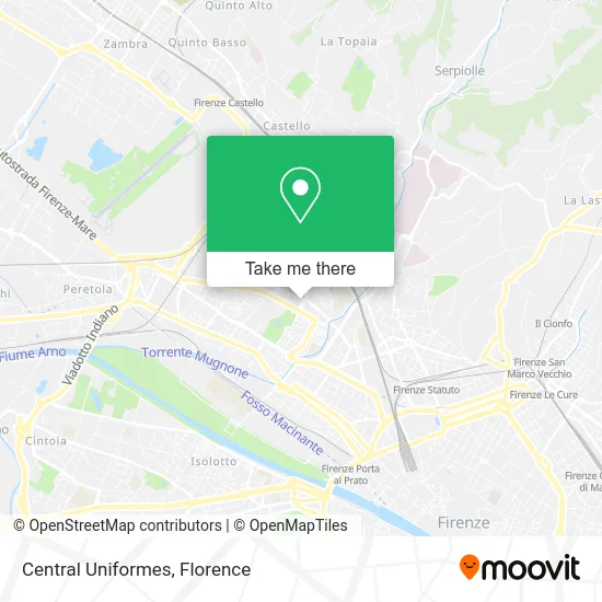 Central Uniformes map