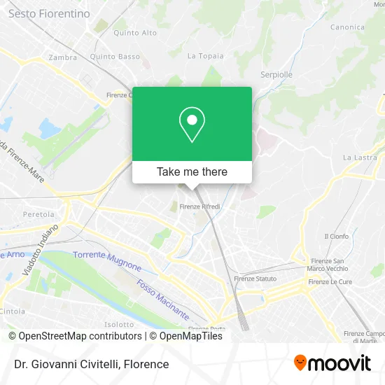 Dr. Giovanni Civitelli map