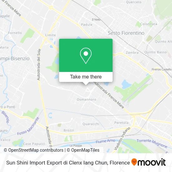 Sun Shini Import Export di Clenx Iang Chun map