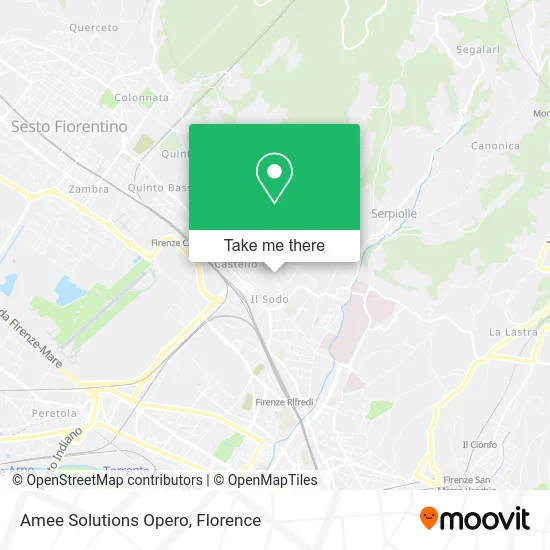 Amee Solutions Opero map