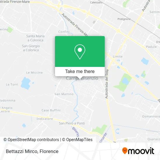 Bettazzi Mirco map