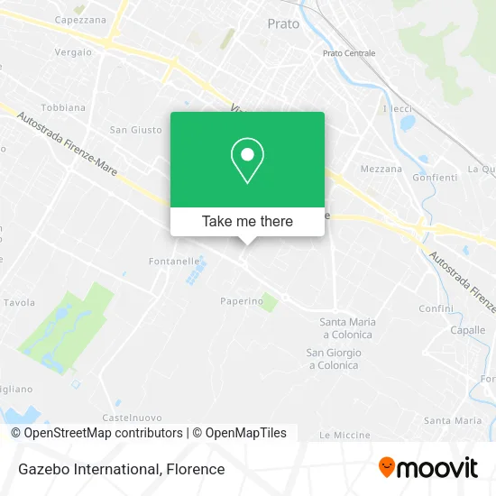 Gazebo International map