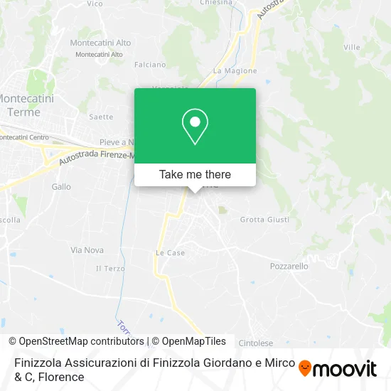 Finizzola Assicurazioni di Finizzola Giordano e Mirco & C map