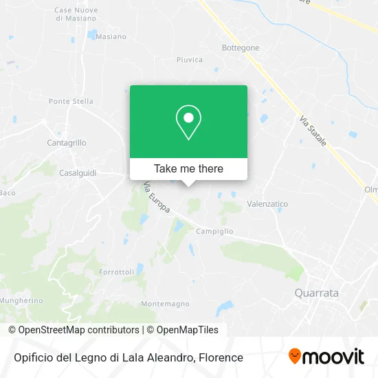 Opificio del Legno di Lala Aleandro map