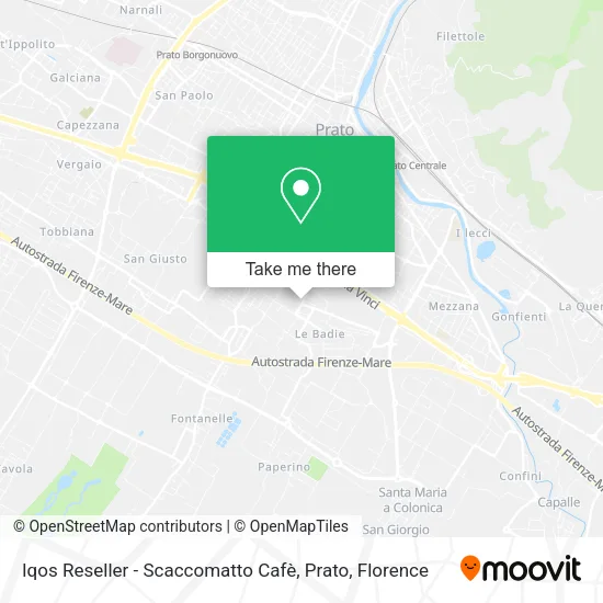 Iqos Reseller - Scaccomatto Cafè, Prato map