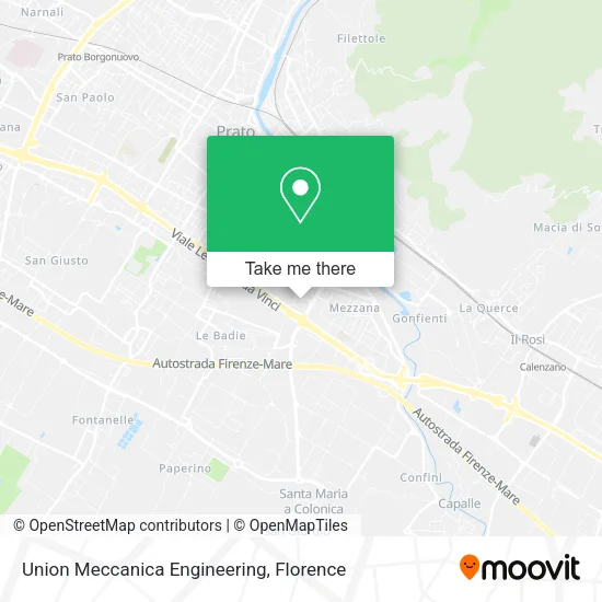 Union Meccanica Engineering map