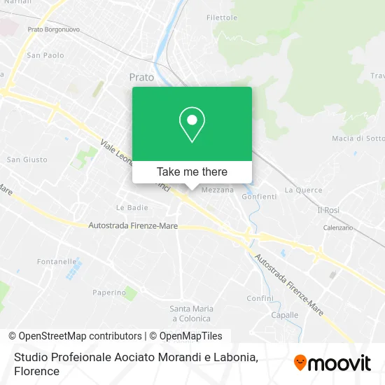 Studio Profeionale Aociato Morandi e Labonia map