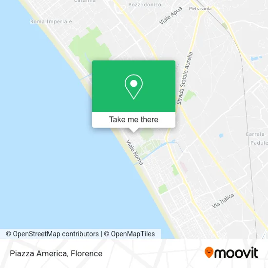 Piazza America map