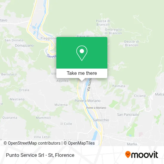 Punto Service Srl - St map