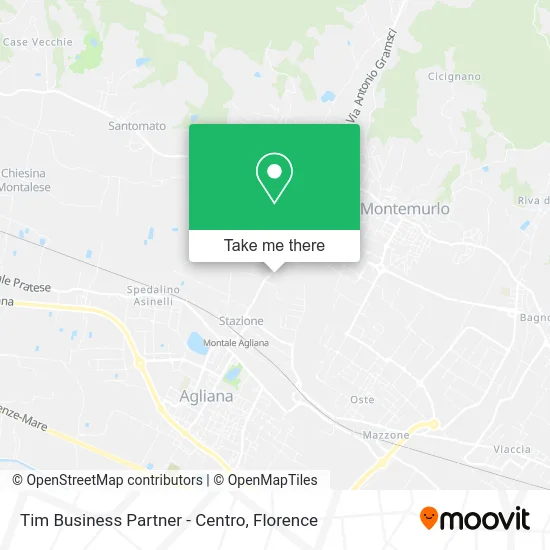 Tim Business Partner - Center map