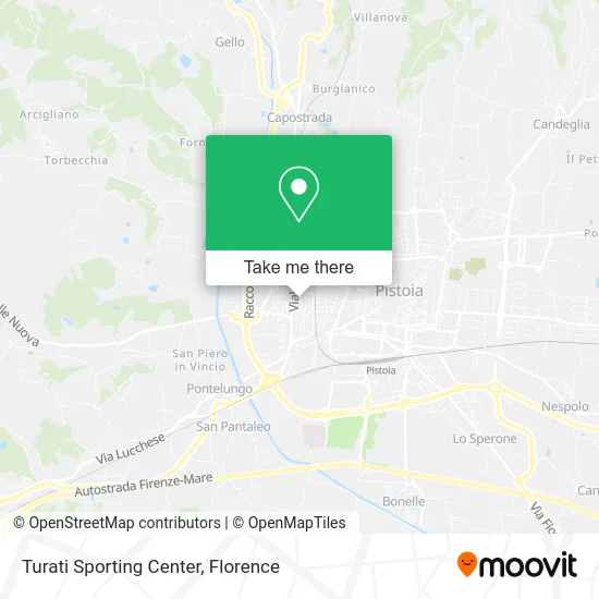 Turati Sporting Center map