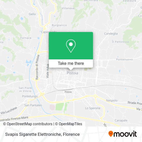 Svapis Sigarette Elettroniche map