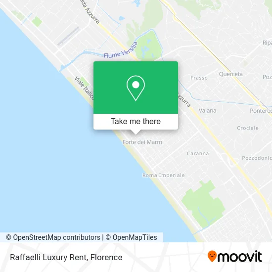 Raffaelli Luxury Rent map