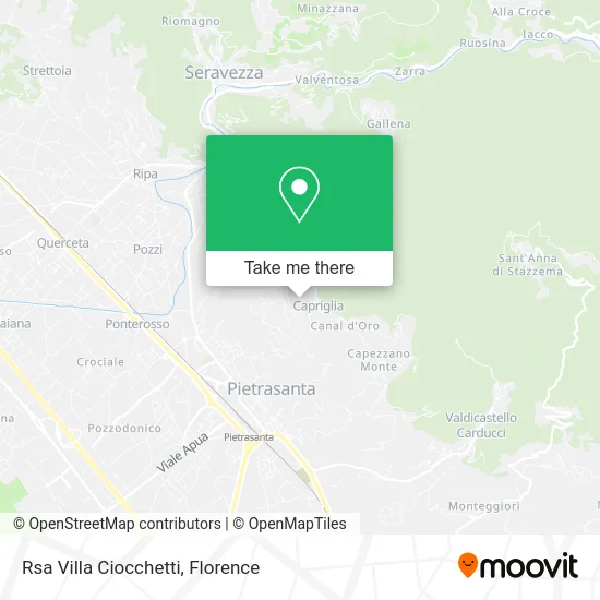 Villa Ciocchetti Nursing Home map