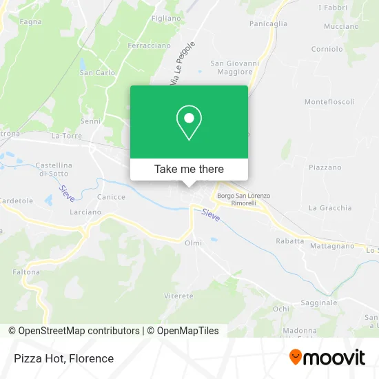 Pizza Hot map