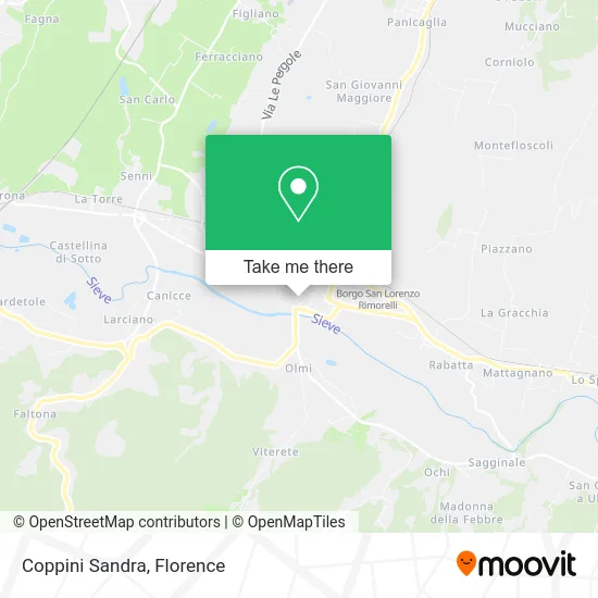 Coppini Sandra map