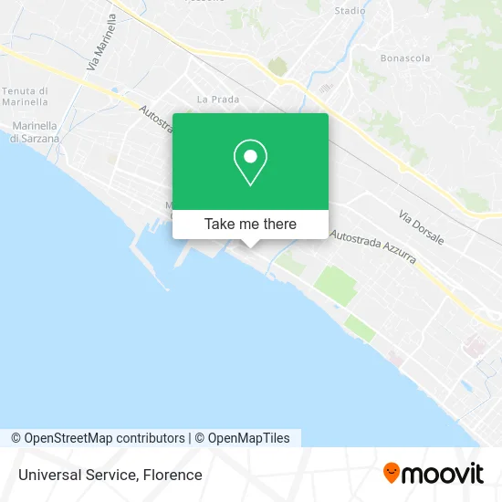 Universal Service map