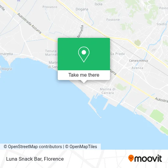 Luna Snack Bar map