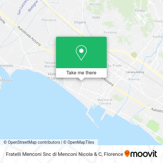 Fratelli Menconi Snc di Menconi Nicola & C map