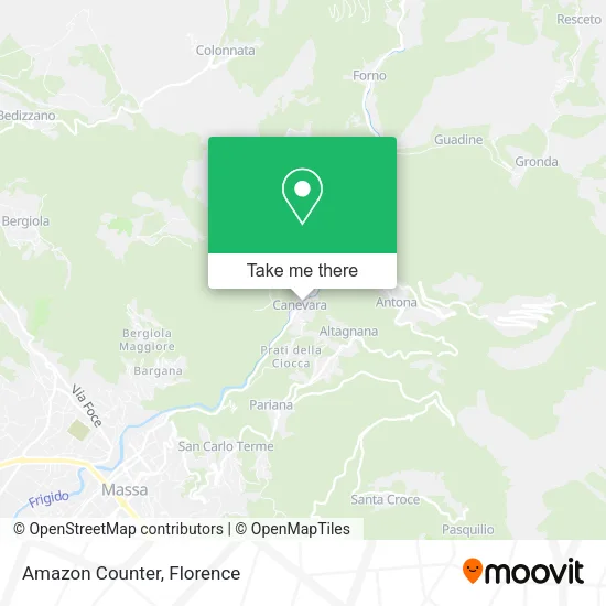 Amazon Counter map