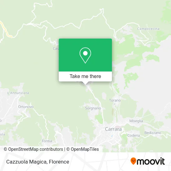 Cazzuola Magica map