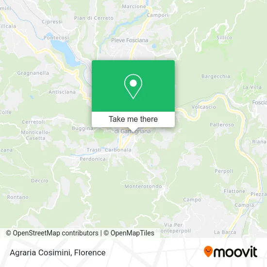 Agraria Cosimini map