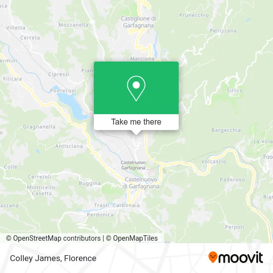 Colley James map