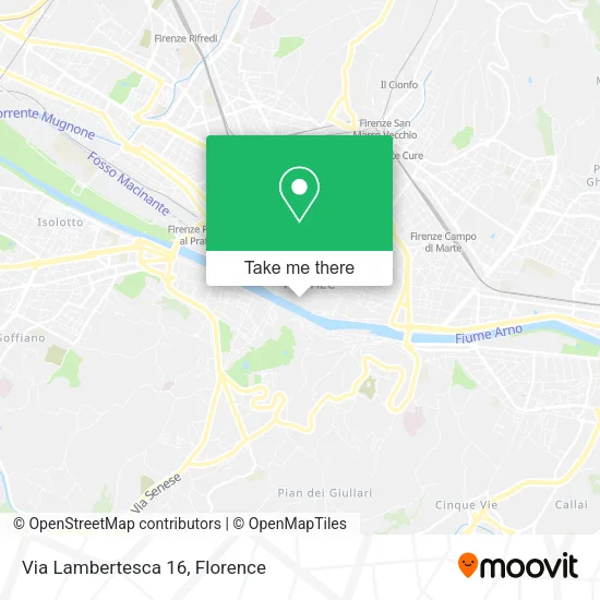 Via Lambertesca  16 map