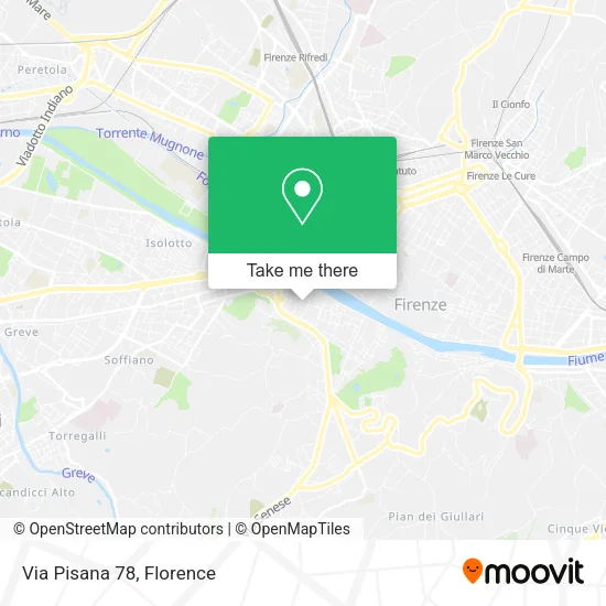 Via Pisana  78 map