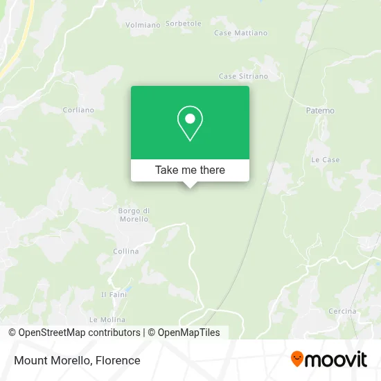 Mount Morello map