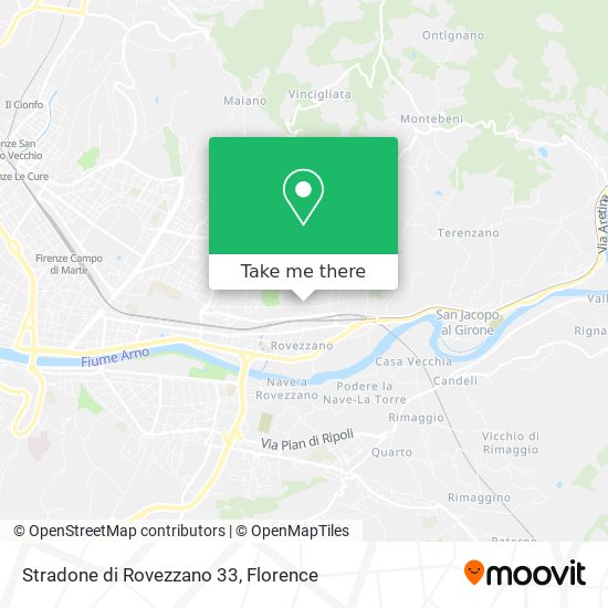 Stradone di Rovezzano 33 map