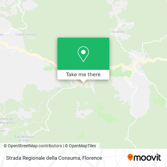 Strada Regionale della Consuma map