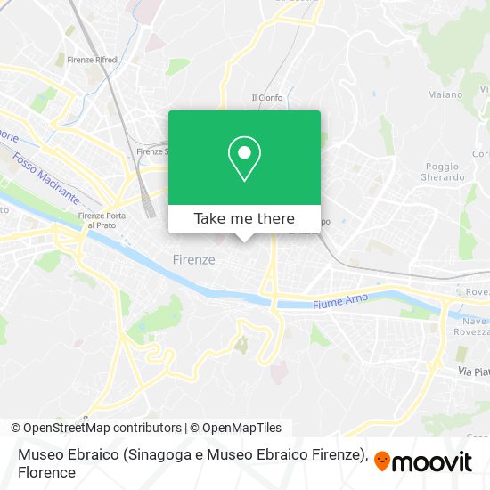 Museo Ebraico (Sinagoga e Museo Ebraico Firenze) map