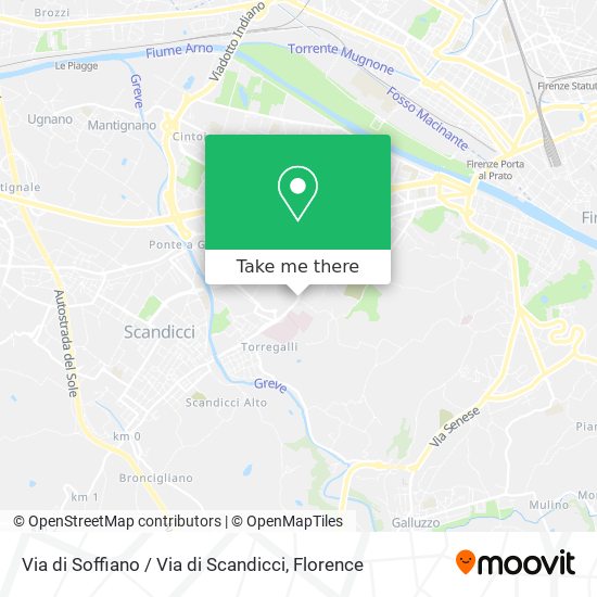 Via di Soffiano / Via di Scandicci map