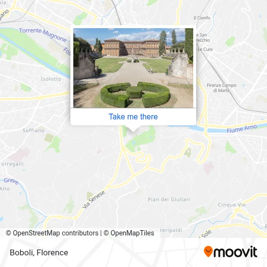 Boboli map