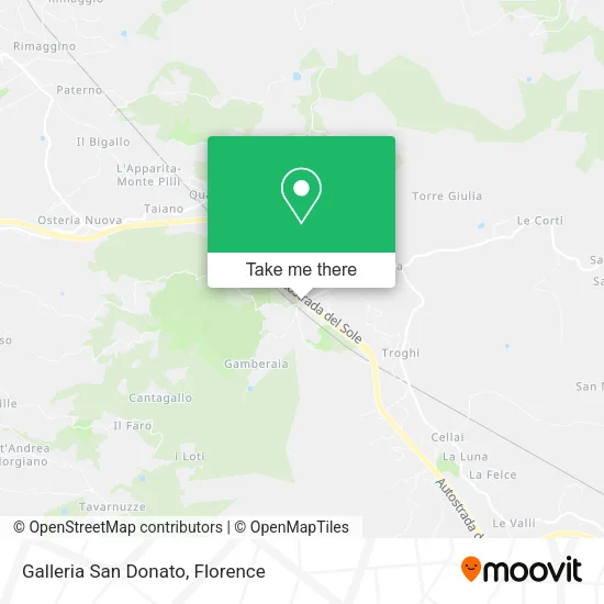 Galleria San Donato map