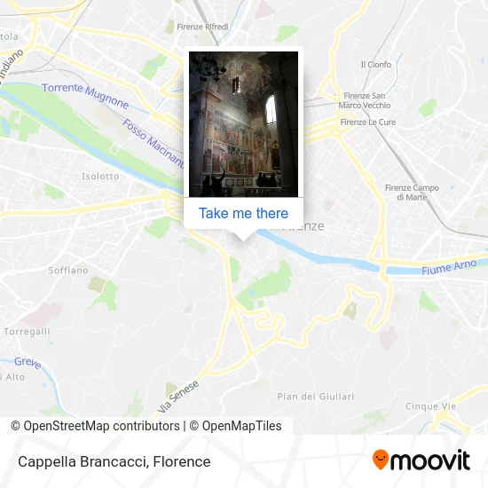 Brancacci Chapel map