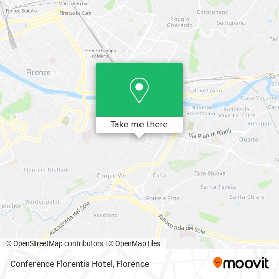 Conference Florentia Hotel map