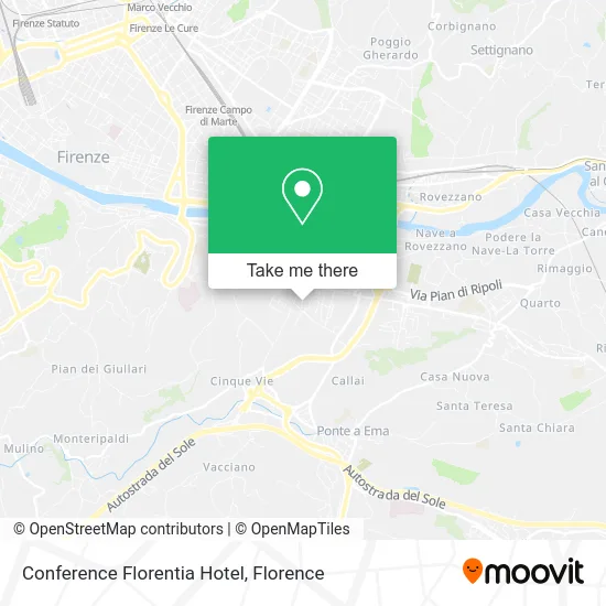 Conference Florentia Hotel map