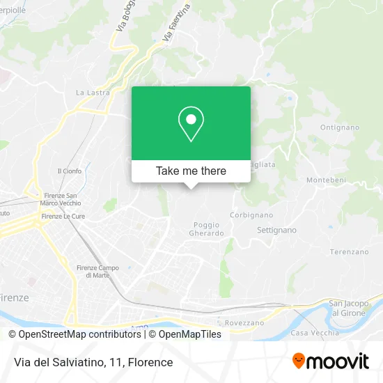 Via del Salviatino, 11 map
