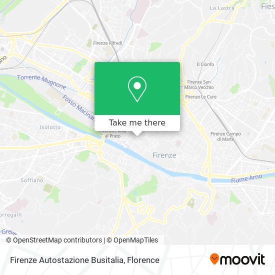 Firenze Autostazione Busitalia map