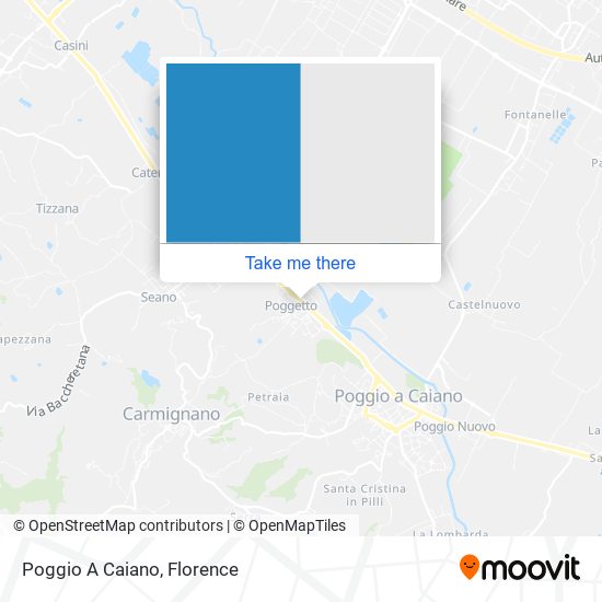 Poggio A Caiano map