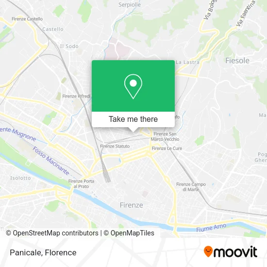 Panicale map