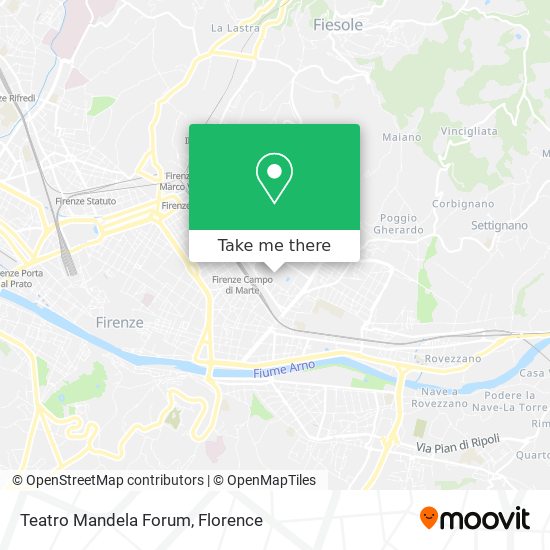 Teatro Mandela Forum map