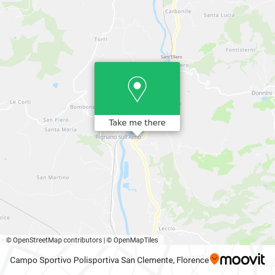 Campo Sportivo Polisportiva San Clemente map